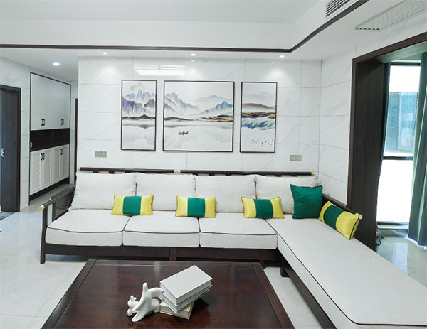 桂花城121平三室兩廳中式風(fēng)格裝修VR實(shí)景案例