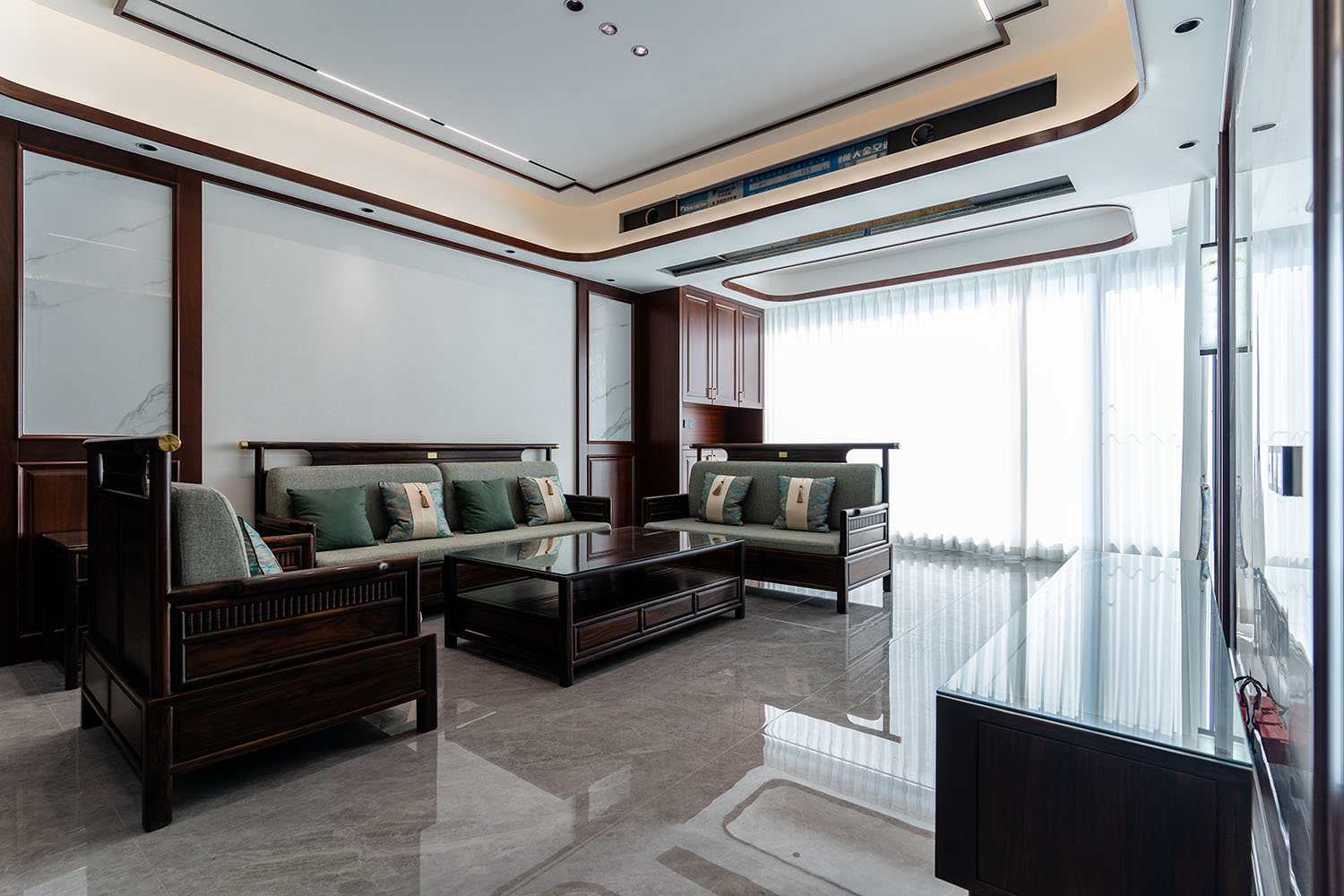 株洲家博整裝中海國(guó)際180㎡ 新中式風(fēng)格裝修賞析